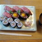 陸のトロ??助八寿司で味わう至福の前沢牛のにぎり?!